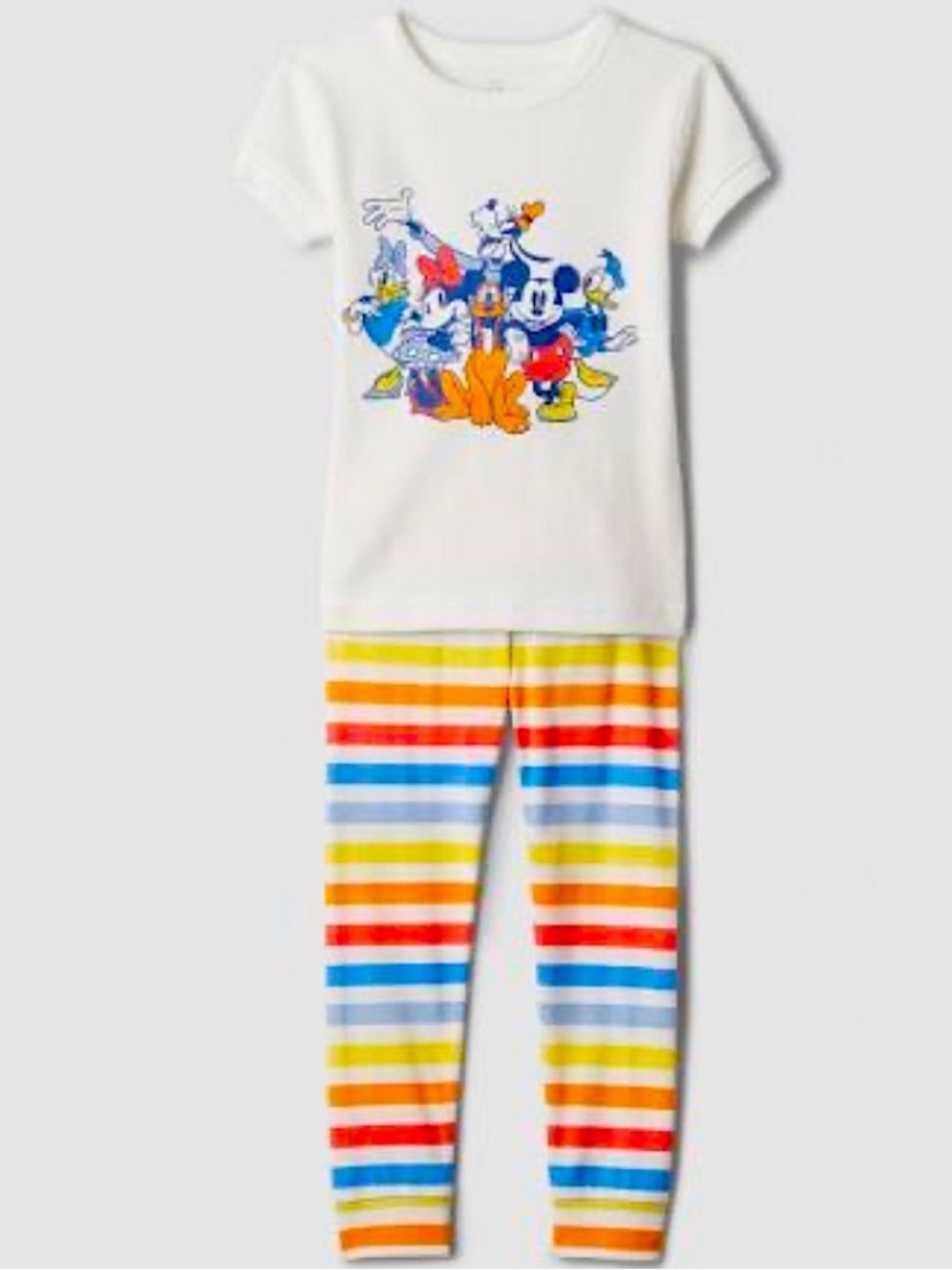 BabyGap Pajama Disney Mickey Mouse 100 Organic Cotton Set 6 12 months girl boy